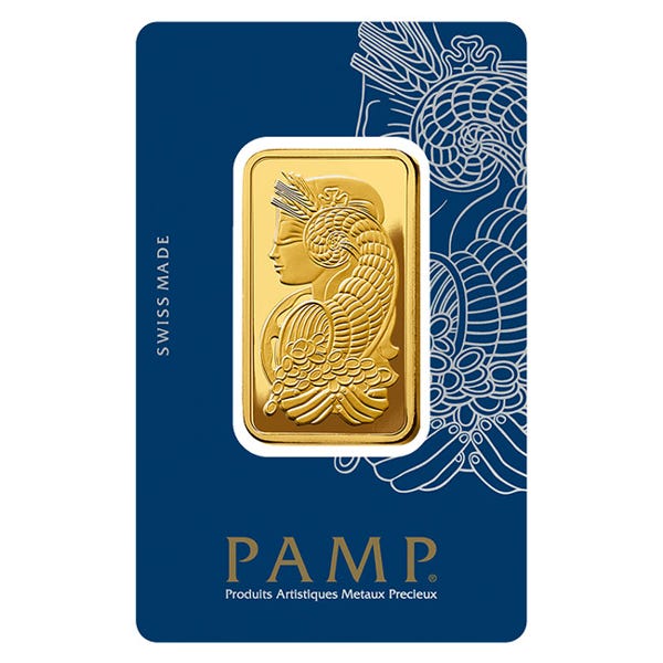1 oz PAMP Suisse Gold Bar